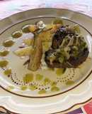 Filete al perejil con papas rústicas