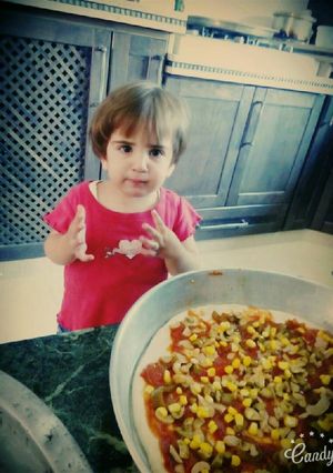 صورة لوصفة بيتزا عطريقتي