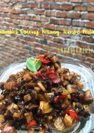 Foto resep Sambel Goreng Kerang Tempe Pedas