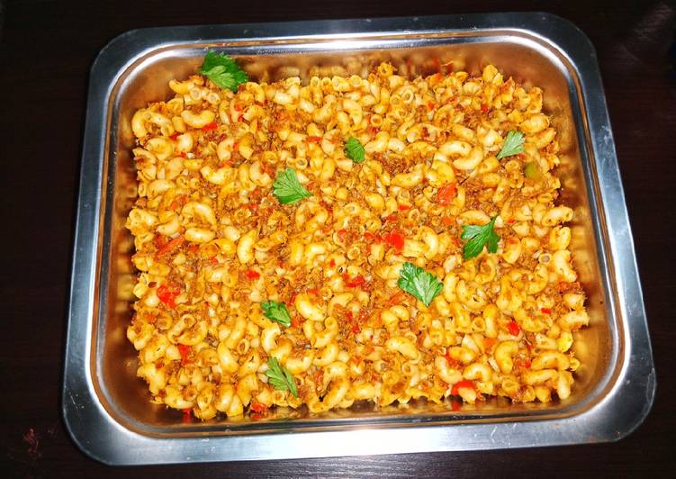 Simple Way to Make Super Quick Homemade Macroni with minced meat