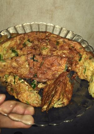 Foto resep Endog Bandeng (telur bandeng) / telur dadar kubis