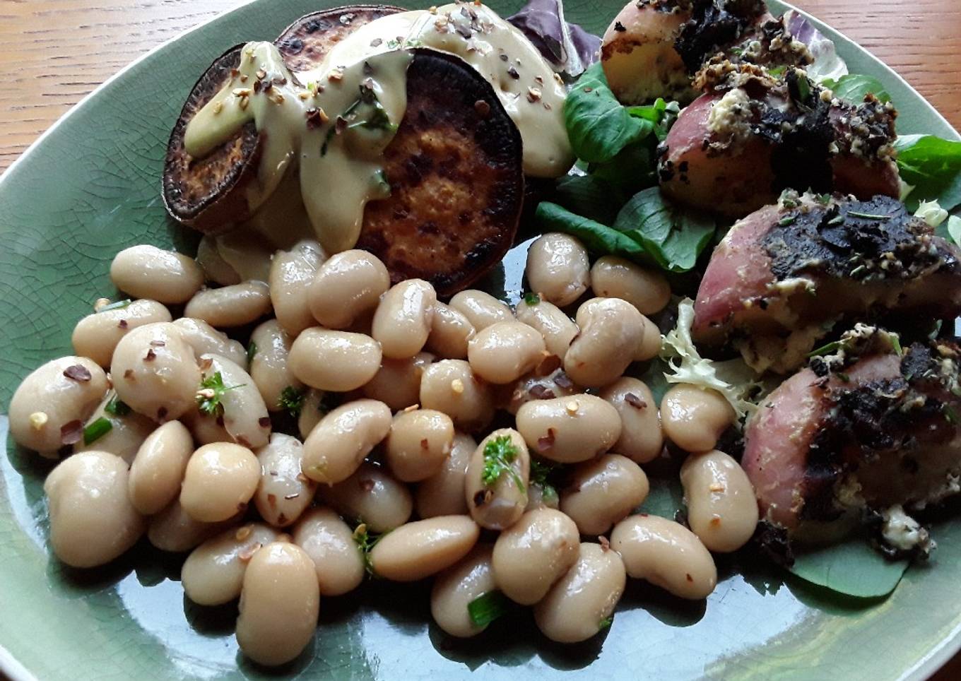 Sig's white bean salad