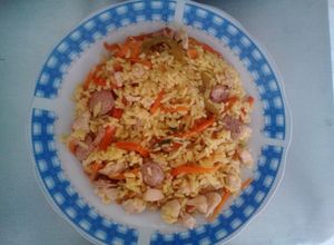 Una foto de Arroz mixto