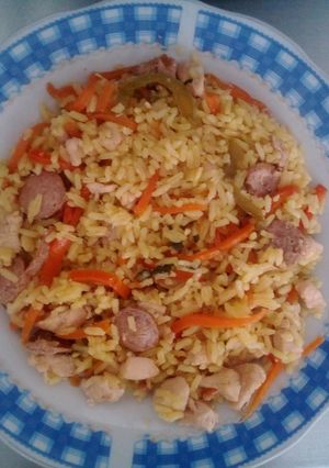 Una foto de Arroz mixto