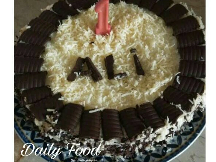 Cara Gampang Membuat Resep  Kue Ulang Tahun Coklat Keju + resep buat butter simpel yang Bikin Ngiler, Bisa Manjain Lidah