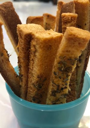 Foto resep Roti Kering Bawang Putih