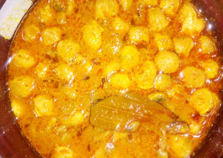 Easy Cheap Dinner Soya chunk curry