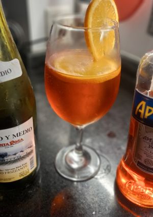 Una foto de Aperol Spritz 🇮🇹🍹❤