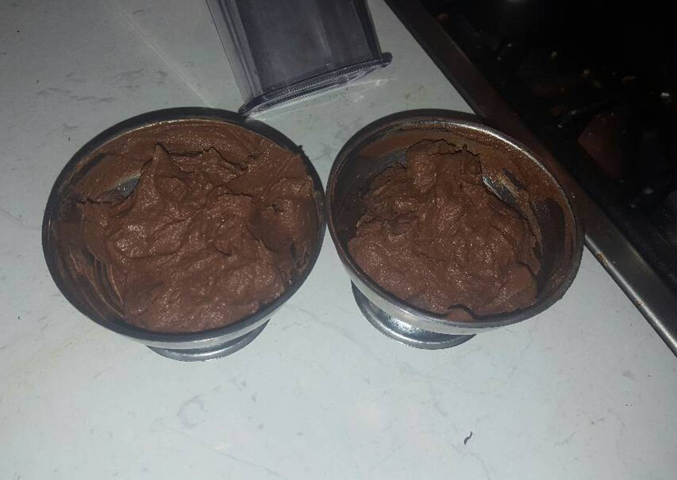 Healthy avocado mousse