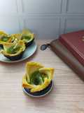 Egg Tart Roti Tawar Creamy Matcha
