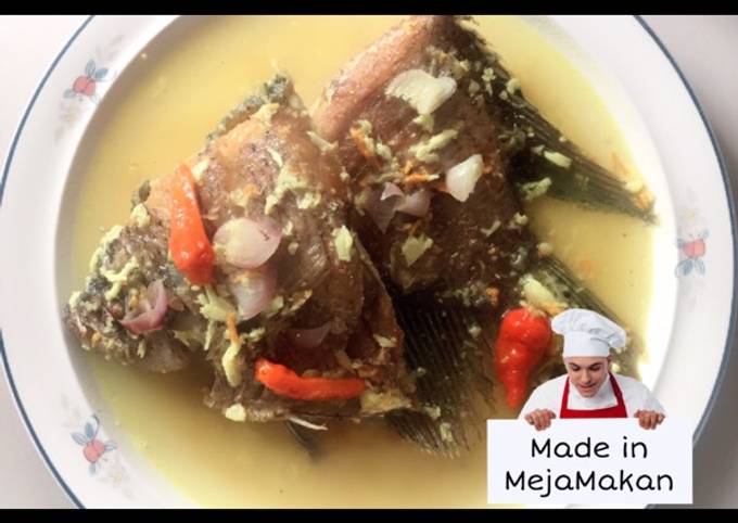 Cara Gampang Menyiapkan Gurame Bumbu Kuning Istimintil👍🏼 yang Enak