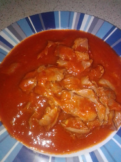 Una foto de Mollejas de pollo en salsa en robot Monsieur Cuisine