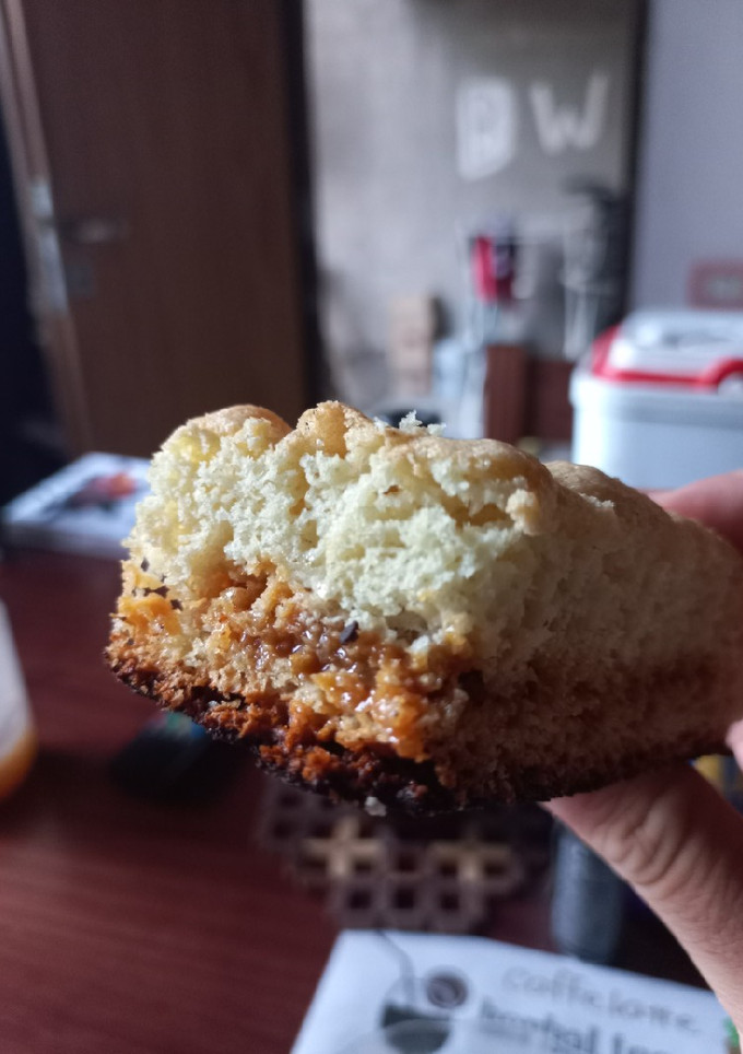 Una foto de Bizcochuelo relleno de dulce de leche