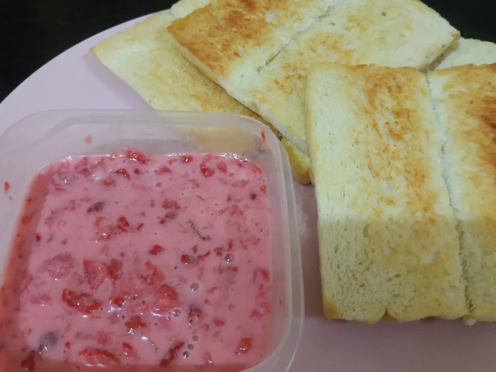 Langkah Gampang Membuat Resep Roti panggang selai buah segar yang Lezat Anti Ribet, Bikin Ngiler