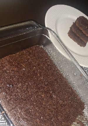 Una foto de Brownie de chocolate 😋🍫