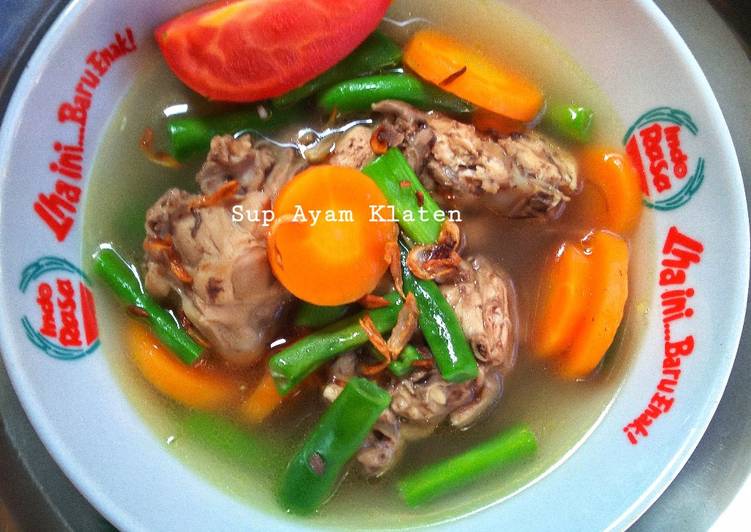 Bagaimana Menyiapkan #Sup Ayam Klaten/pake tulang ayam, Enak Banget