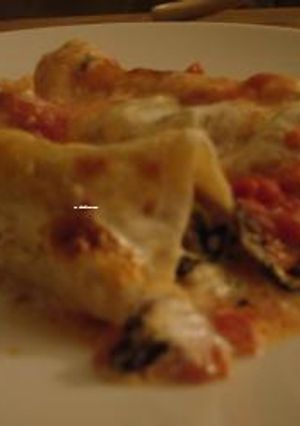 A picture of Spinach & Ricotta Cannelloni.