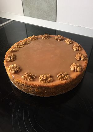 Diós karamellás sajttorta sütőtökkel 😋🥮 recept fotója