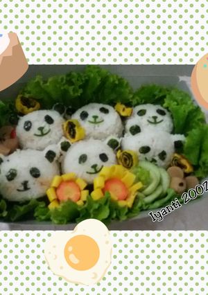 Foto resep Nasi Bento Isi ayam
