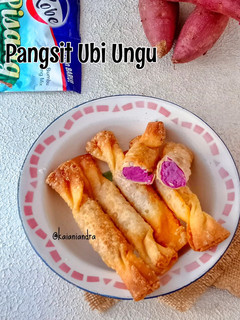 Foto resep Pangsit Ubi Ungu