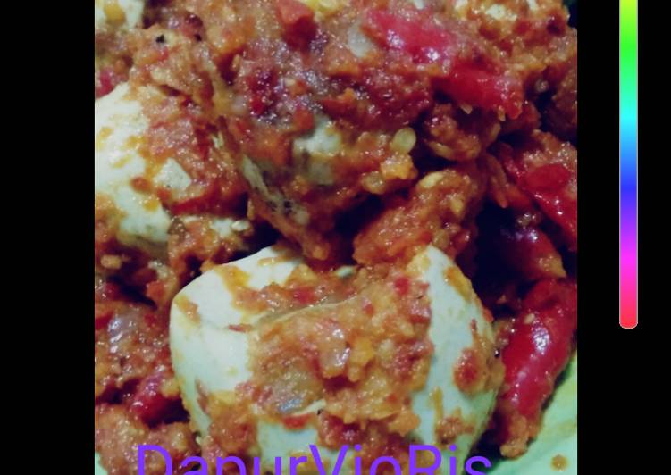 Cara Gampang Membuat Telur Asin Balado Anti Gagal