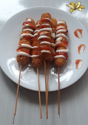 Foto resep Corndog Simple (tanpa keju mozarella)