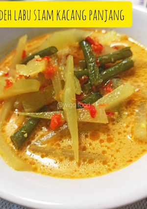 Foto resep Sayur Lodeh Labu siam kacang panjang