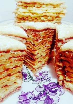 O poză a rețetei Vafe simple de casă.