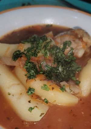 Una foto de Caldillo de pollo (Estofado)