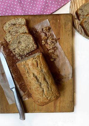 Una foto de Pan de plátano