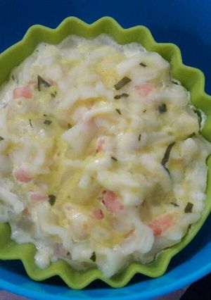 Foto resep Mpasi 10m: roti schotel salmon