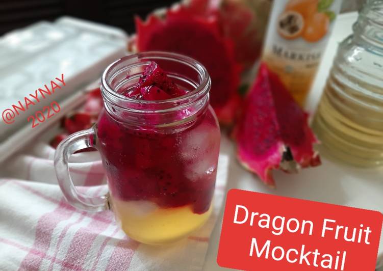 Cara Memasak Dragon Fruit Mocktail Yang Gurih