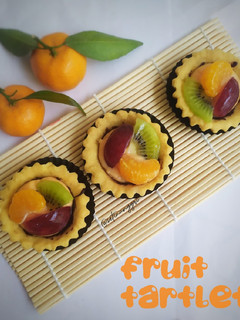 Foto resep Fruit Tartlet / Pie Buah vla Strawberry