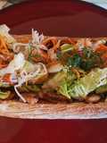 Filet Mignon & Cilantro Banh Mi Sandwich
