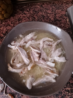 Una foto de Sopa de pollo