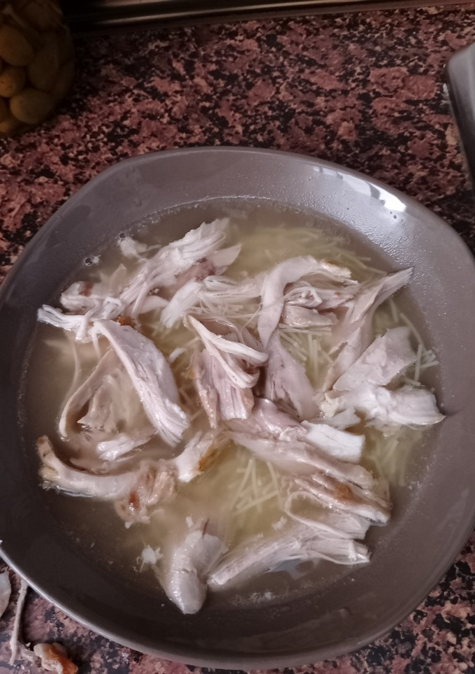 Una foto de Sopa de pollo
