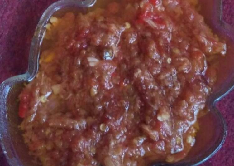 Easiest Way to Cook Delicious Sambal terasi Goreng