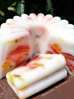 Foto resep Puding santan buah