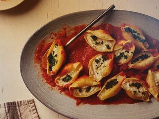 Stuffed Shells with Spinach