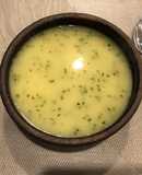 Sopa de papa y ciboulette