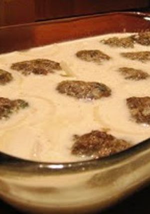 صورة لوصفة طريقة عمل كفتة بطحينة