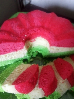 Foto resep Bolu kukus pelangi