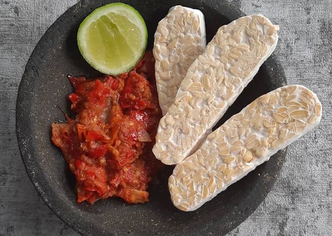 Tempe Cocol Sambal Terasi