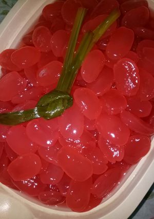 Foto resep Manisan kolang kaling sirup marjan