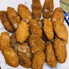A picture of Rava khajoor sweet delicacy.
