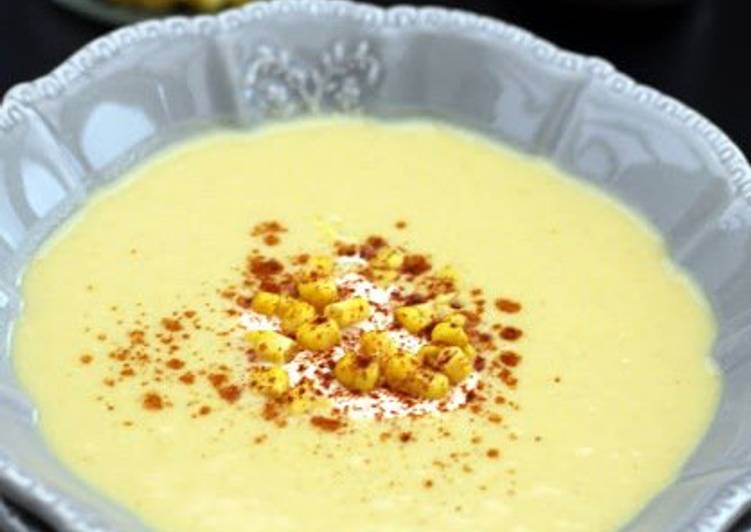 طريقة عمل حساء الذرة مع البابريكا