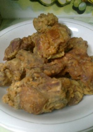 Foto resep Ayam goreng pedas renyah kriuk-kriuk
