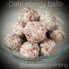 A picture of Date Energy balls.