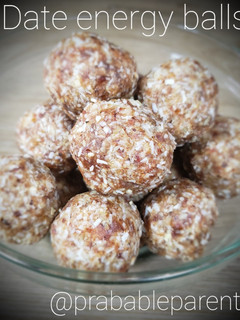 A picture of Date Energy balls.