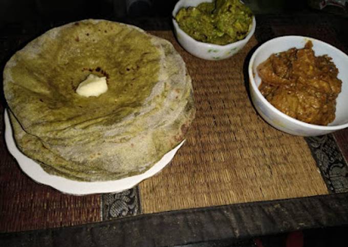 Moringa powder chapati recipe main photo